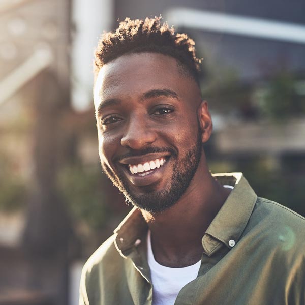 smiling young man